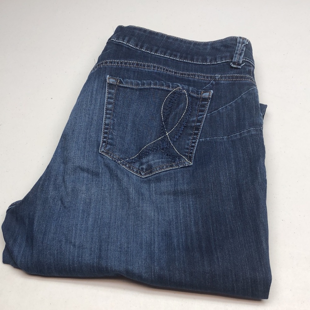 RIDERS BY LEE RELAXED FIT CROP JEANS 40x28 ⭐